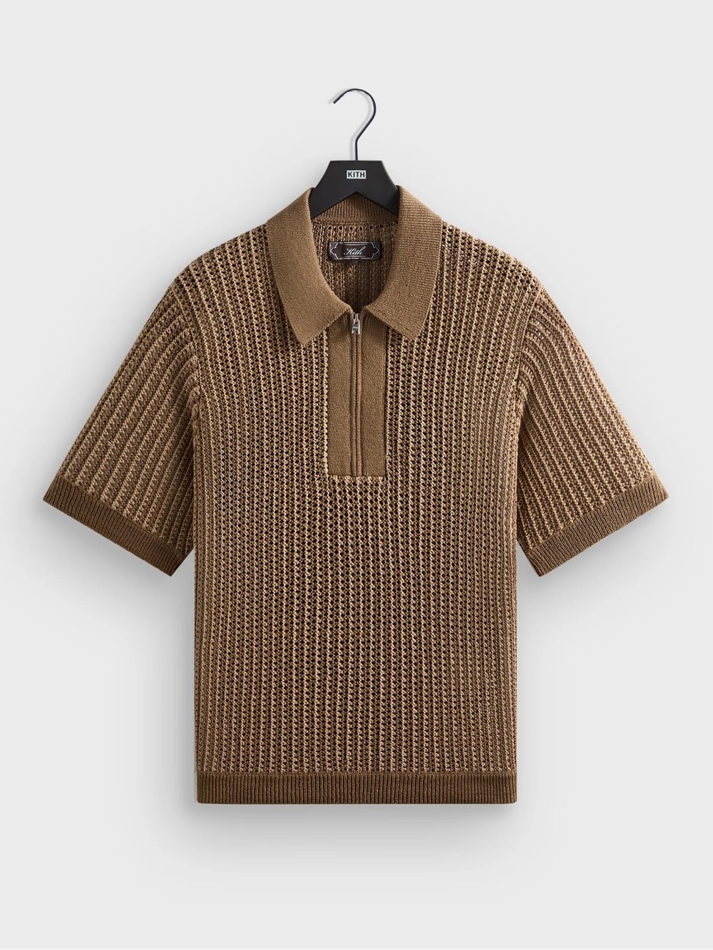Kith Knit Nash Polo in the "Postmodern" colorway